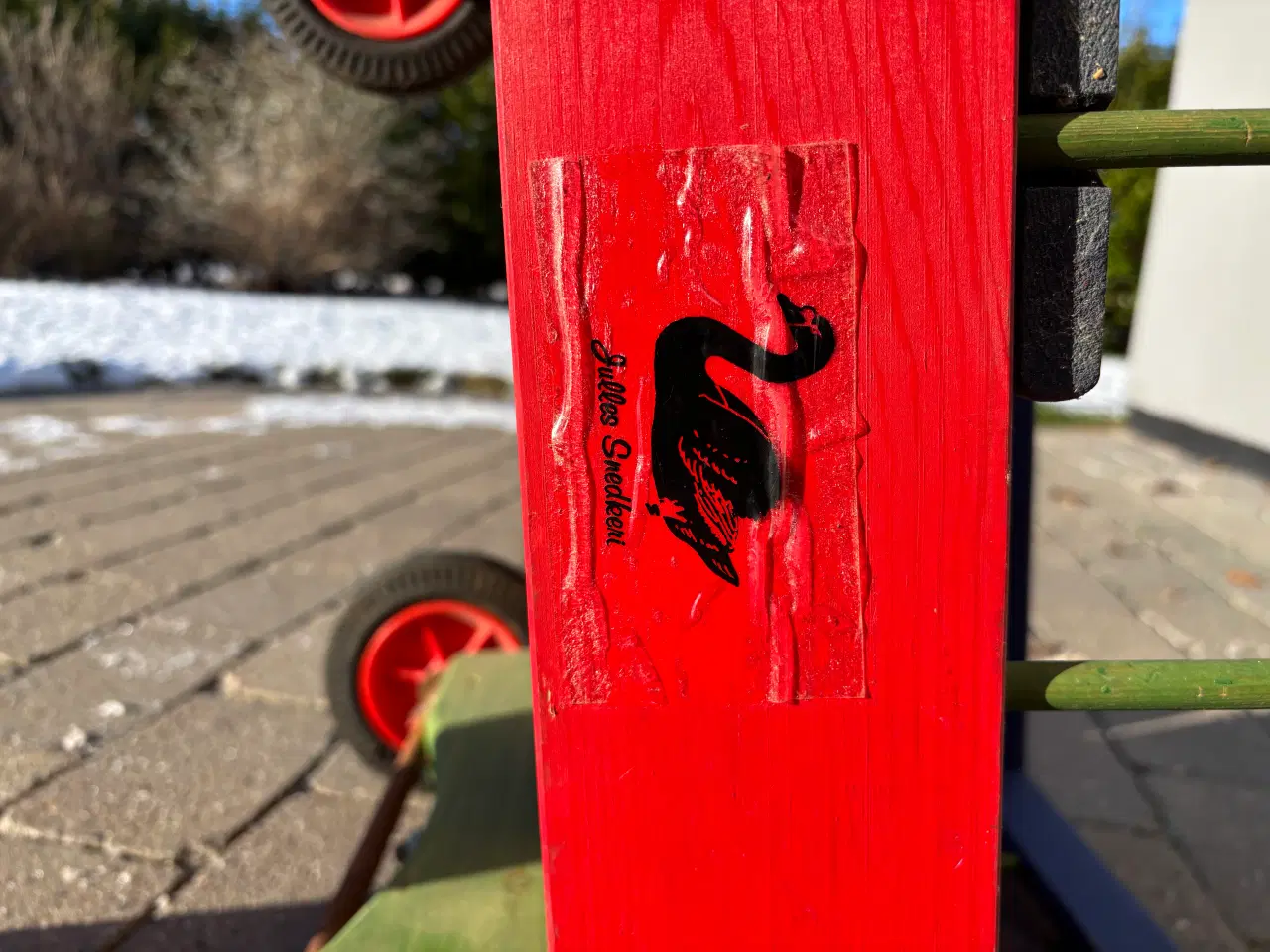 Billede 5 - Julle’s Trækvogn i Farverne Rød/Blå/Grøn