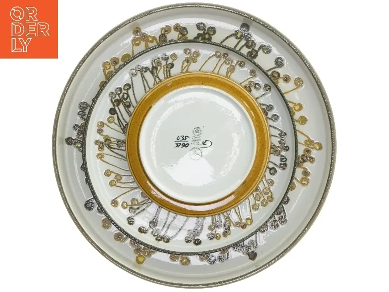 Billede 3 - 3 fade med blomstermønster - Royal Copenhagen - Ø 17 & 25 & 33