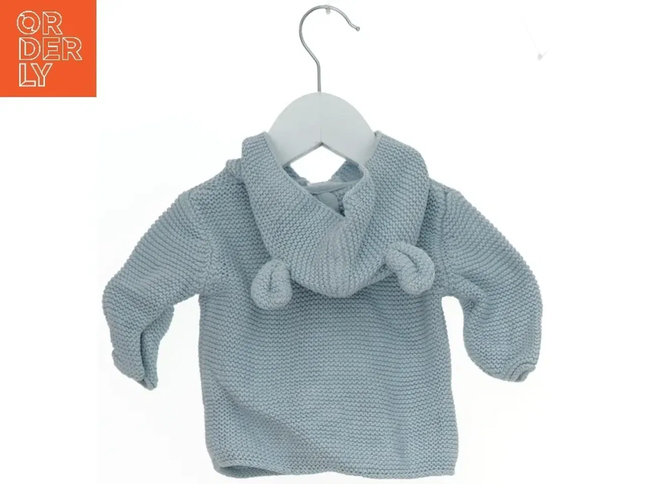 Billede 2 - Strikket cardigan med hætte fra Next Baby (str. 56)