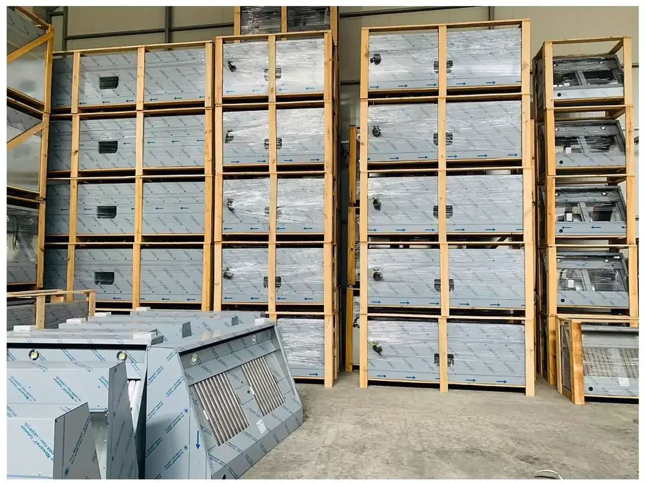 Billede 3 - Industriemfang med motor – 1200 x 950 x 520 mm