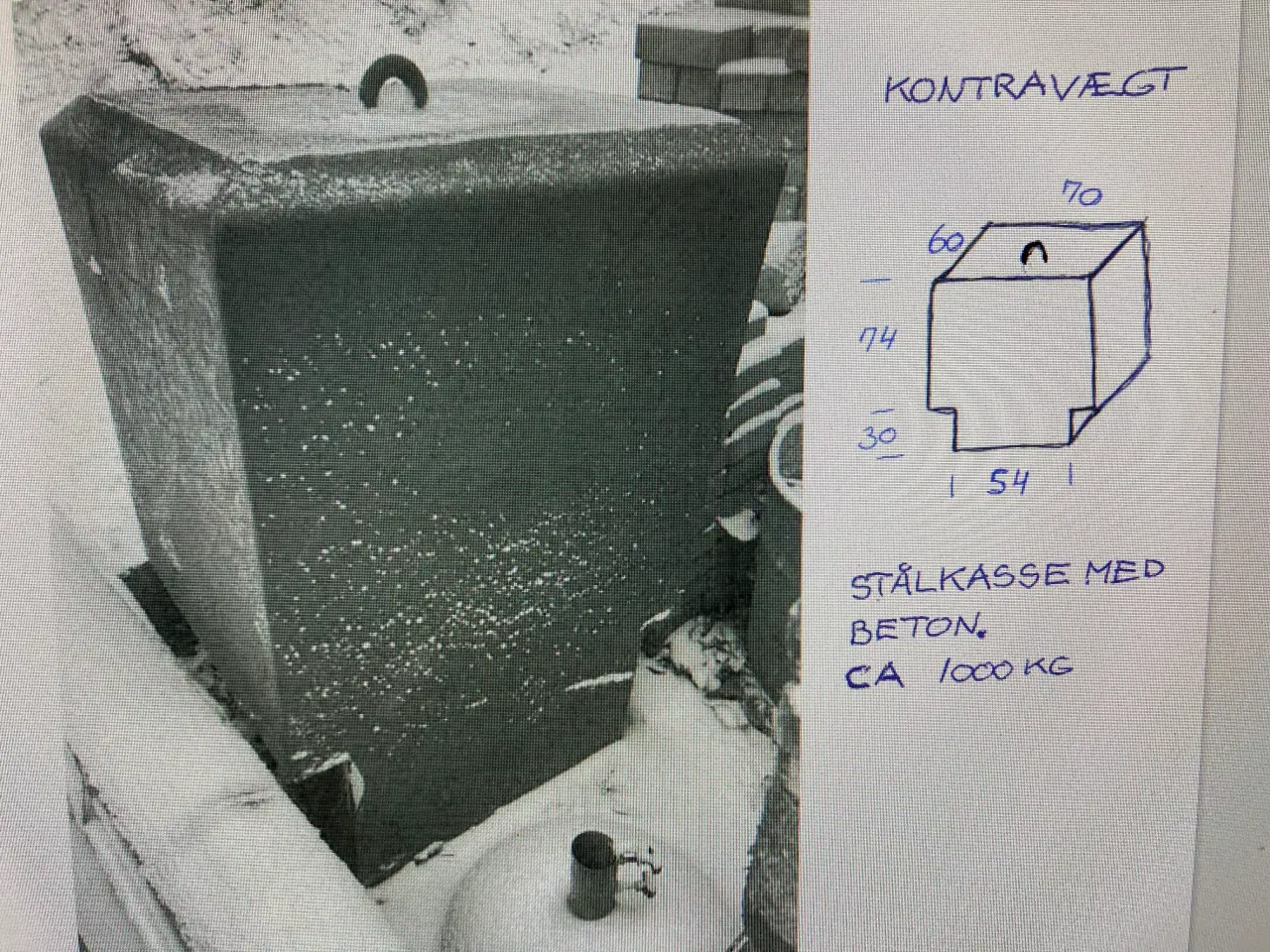 Billede 2 - Vægtklods - kontravægt