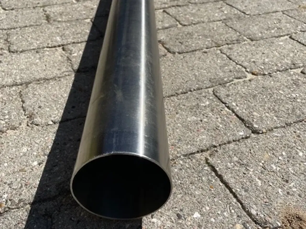 Billede 2 - Rustfri rør  ø101,6 udv. Længde 3 meter.