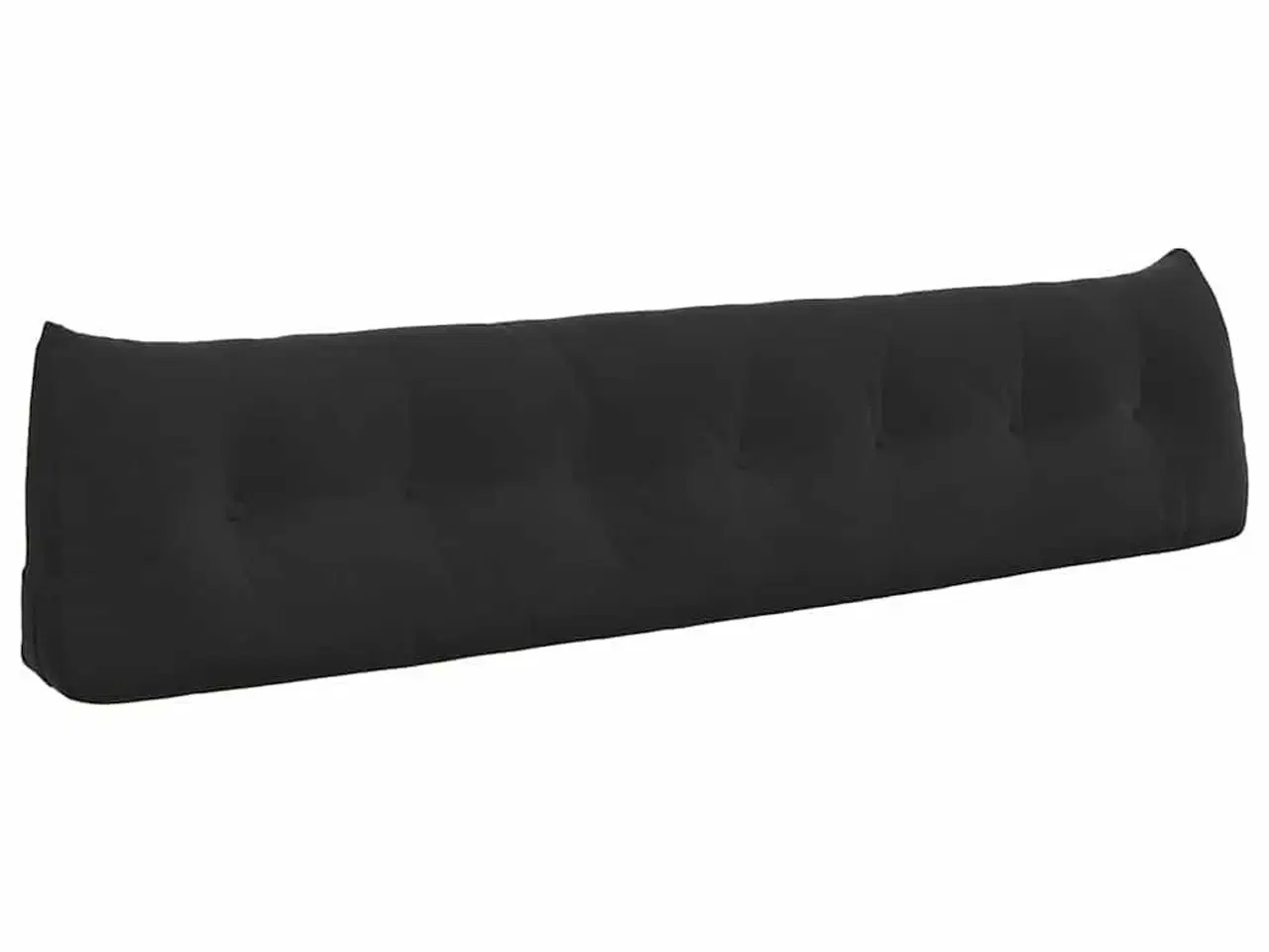 Billede 2 - Rygpude Sort 200 x 24 x 50 cm Fløjl