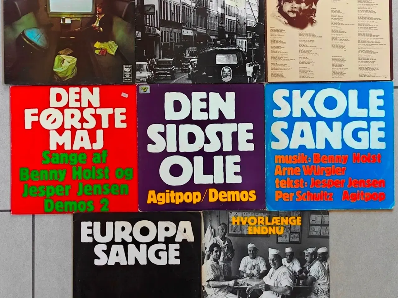 Billede 1 - LP, Agitpop/Benny Holst x8