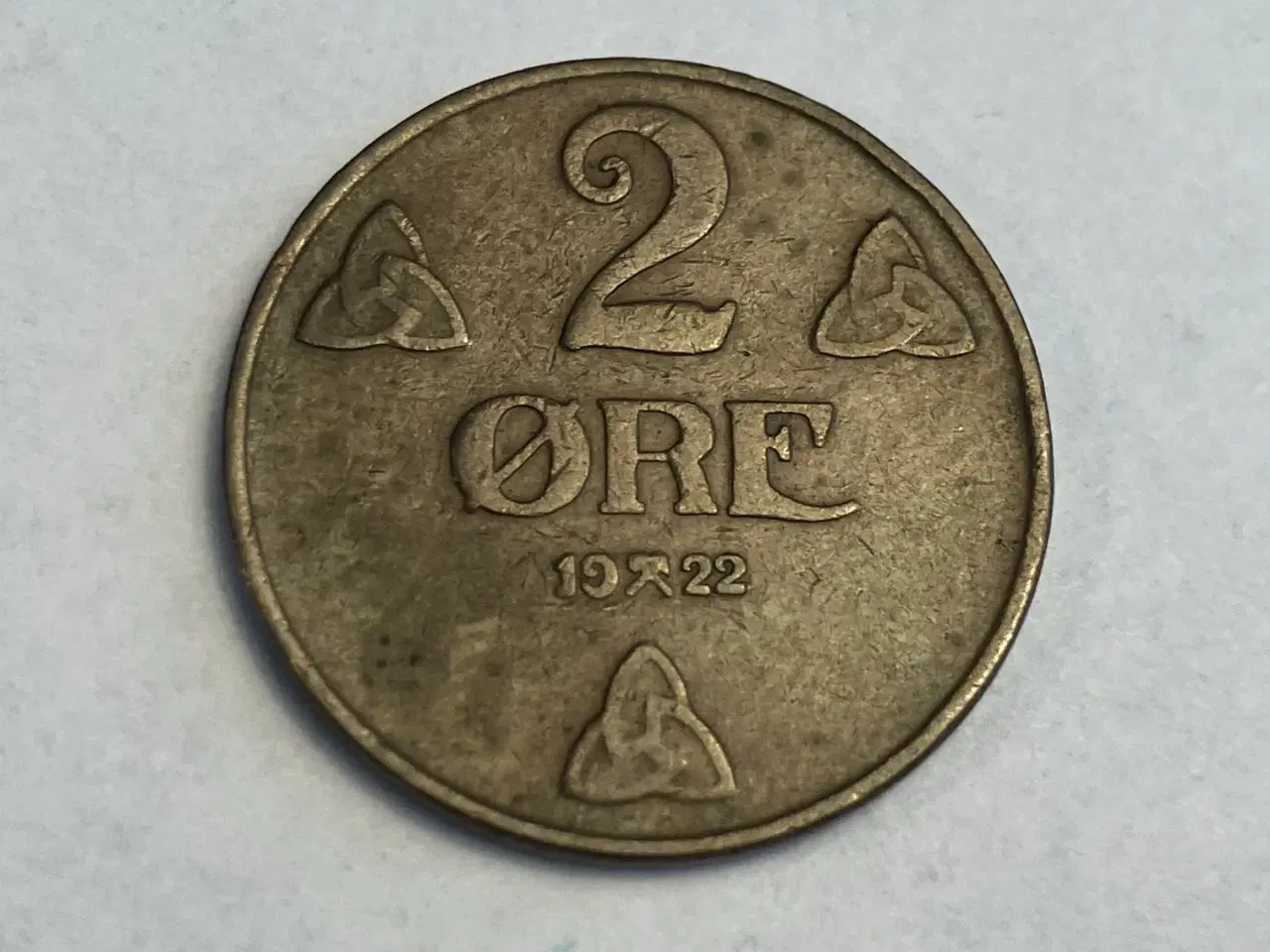 Billede 1 - 2 Øre 1922 Norge