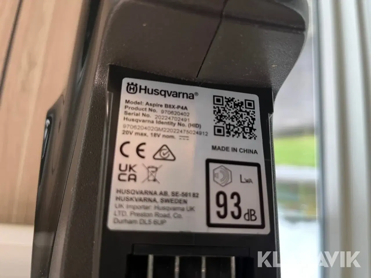Billede 10 - Blad blæser Husqvarna Aspire B8X-P4A