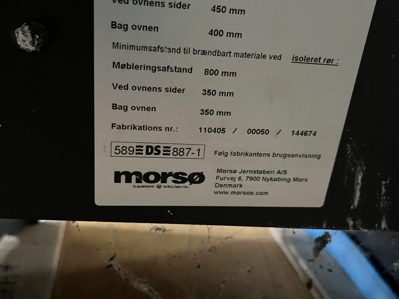 Billede 11 - Morsø Egern brændeovn - type 3140