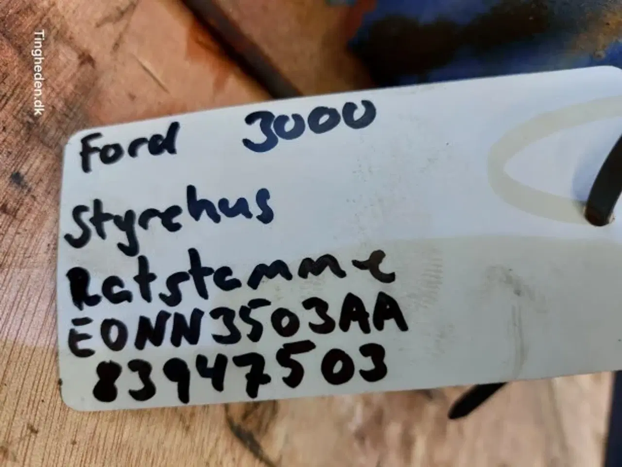 Billede 2 - Ford 3000 Styrehus Ratstamme 83947503