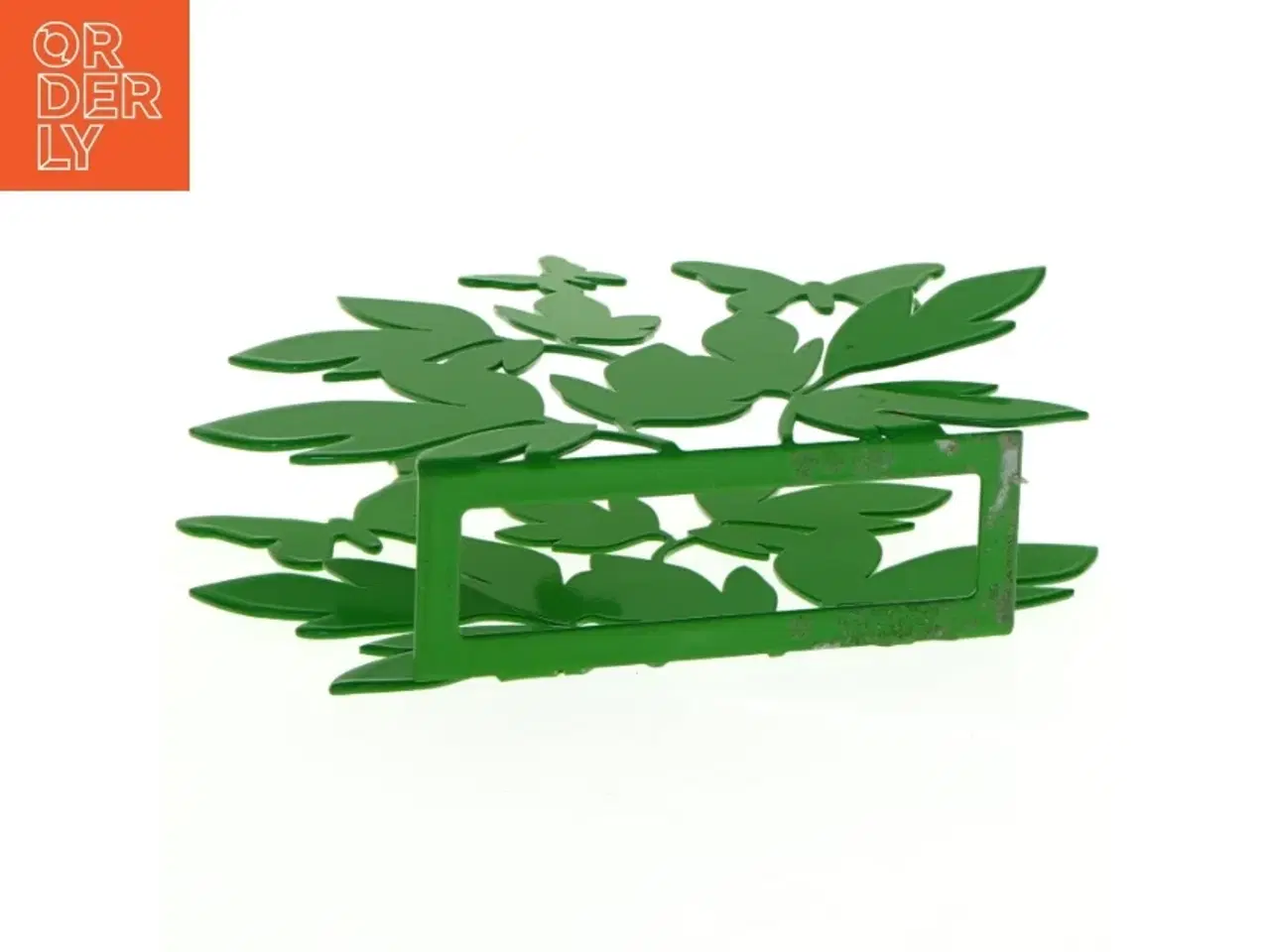 Billede 2 - Servietholder i grøn metal (str. 19 x 16 cm)