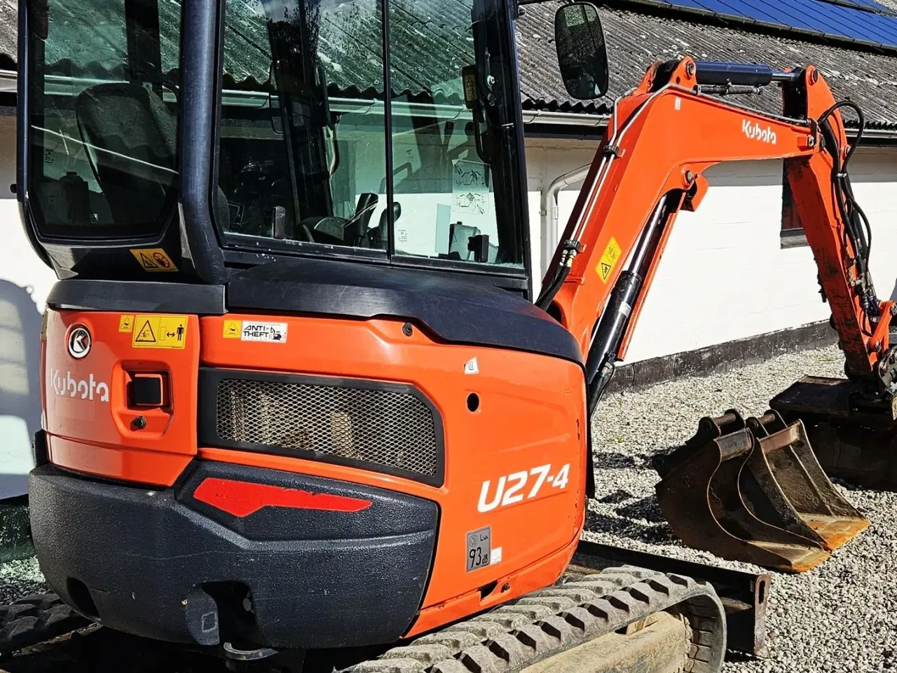 Billede 6 - Kubota U 27-4 HI model / Powertilt / 3 skovle / 4300 timer