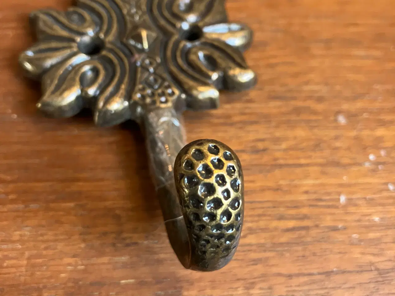 Billede 2 - Antikke messingknager