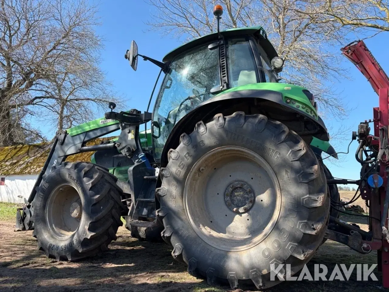Billede 4 - Traktor Deutz Fahr 6130.4 Cshift med frontlæsser