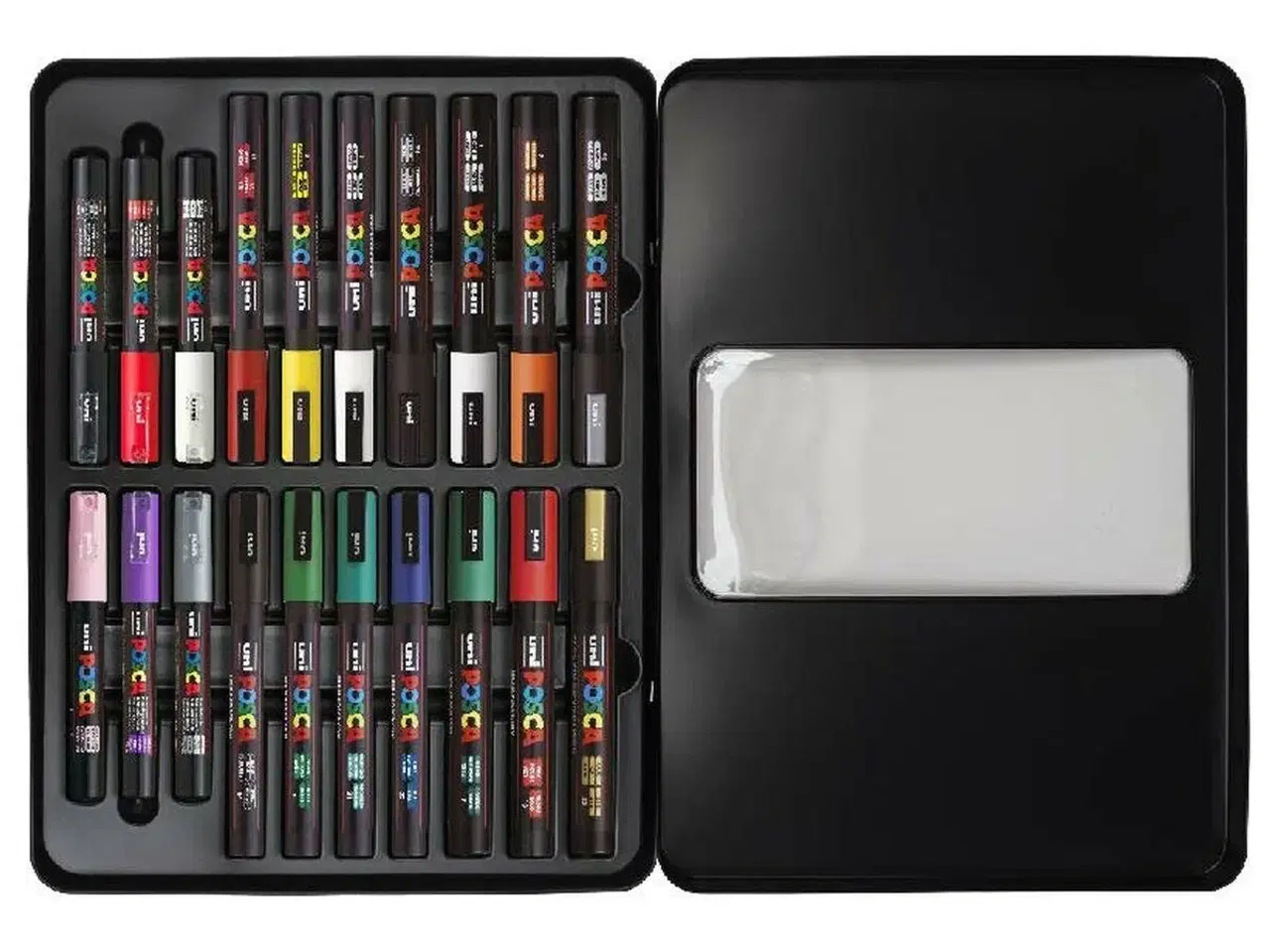 Billede 2 - Uni-Ball Posca Dirty Harry markersæt - 20 dele, multifarvet