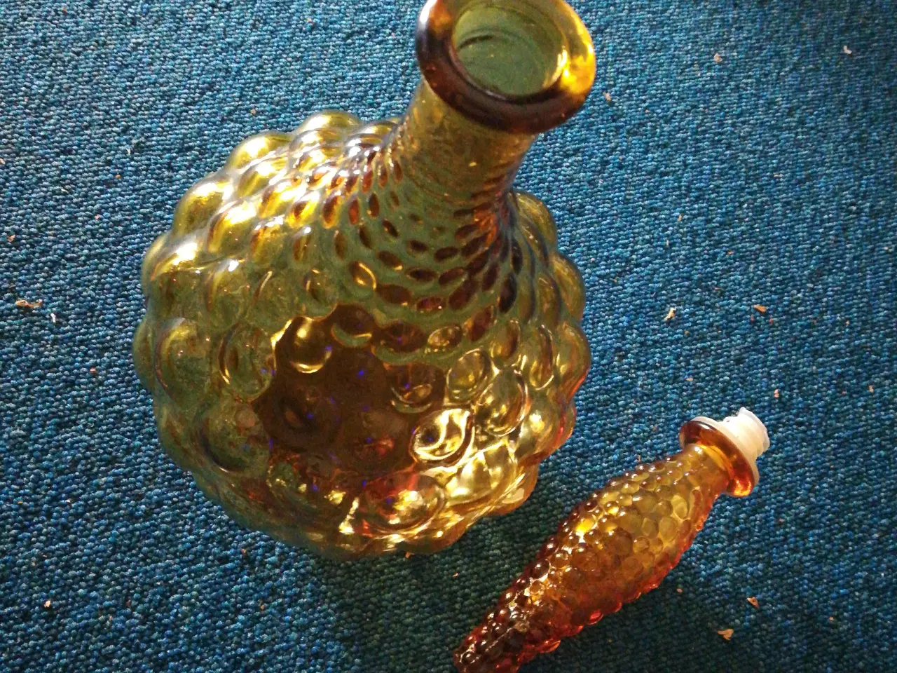 Billede 2 - Empoli "Hobnail/Bubble" decanter