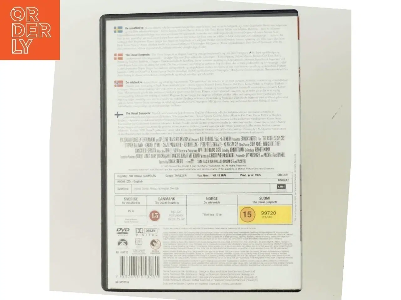 Billede 3 - The Usual Suspects med Stephen Baldwin (DVD)