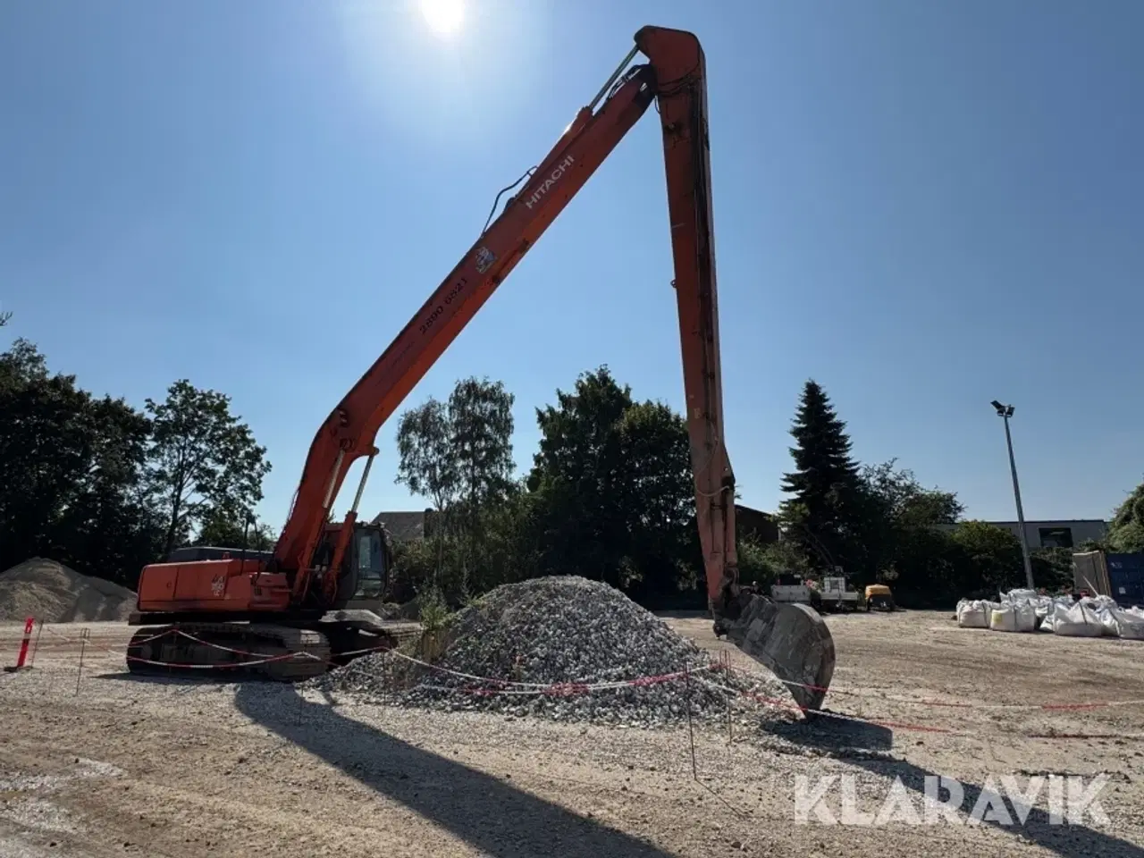 Billede 3 - Langarmet Gravemaskine Hitachi ZX350 - 25 meter arm