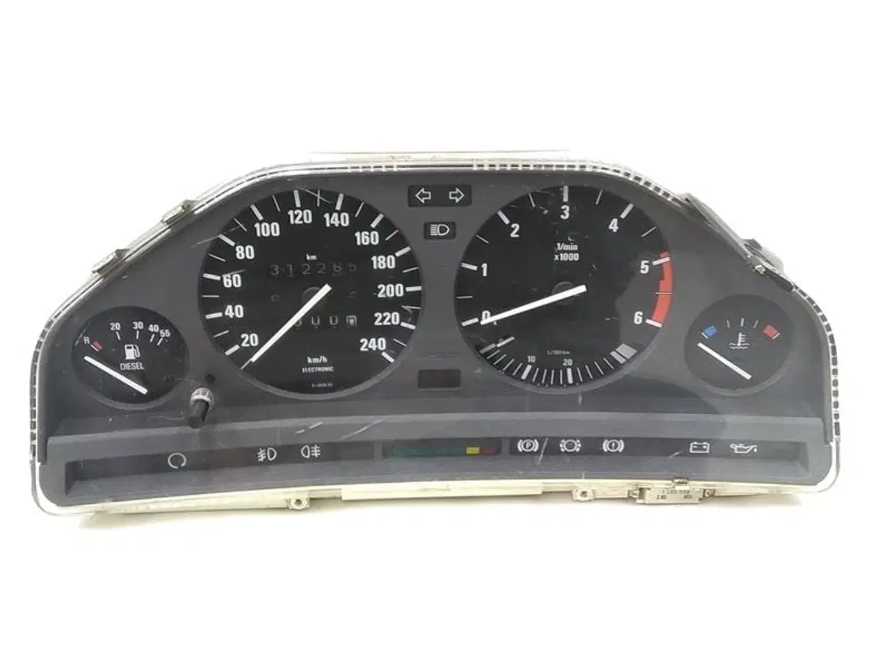 Billede 1 - Instrumentkombi MotoMeter Brugt 312265 km E13285 BMW E30