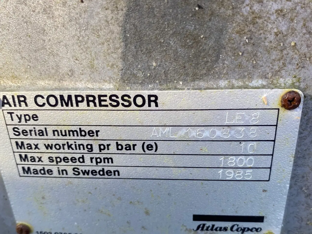 Billede 2 - Kompressor atlas copo