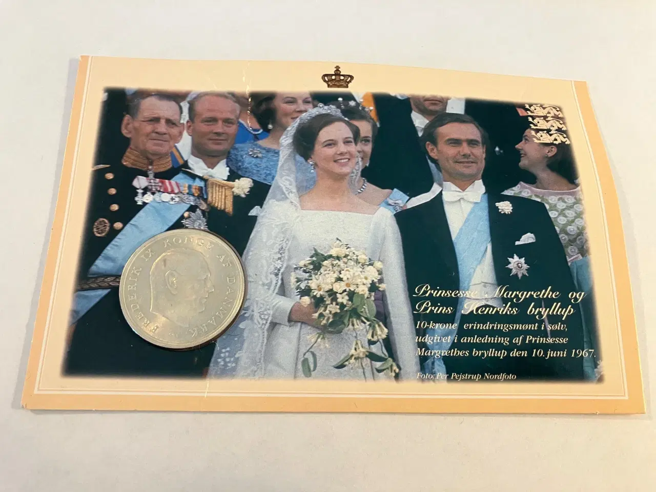 Billede 1 - 10 Kroner 1967 Erindringsmønt