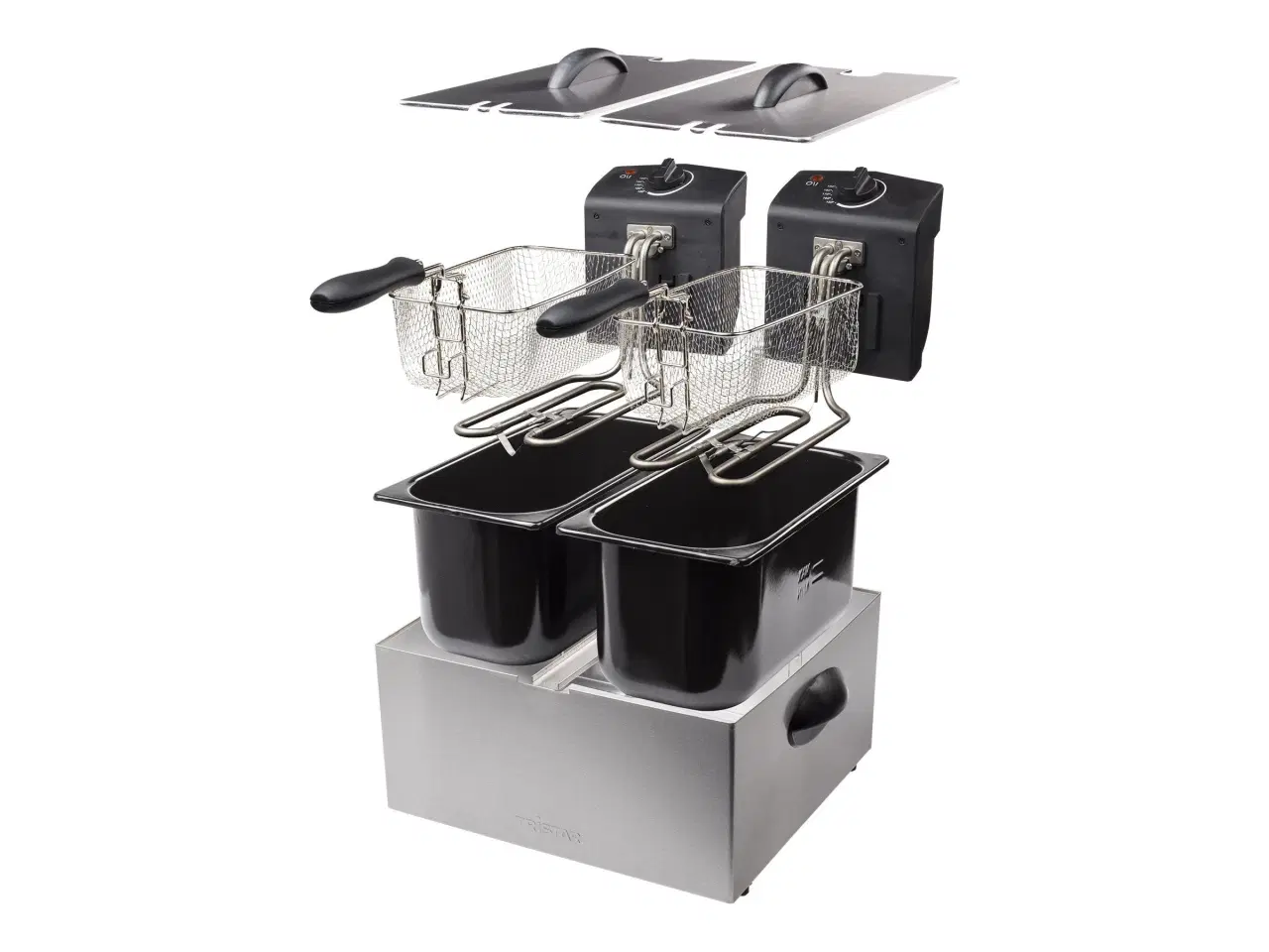Billede 7 - Frituregryde dobbelt 6 liter – Tristar 3.600 W