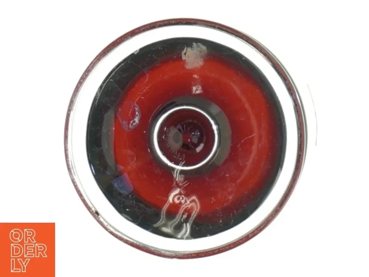Billede 3 - Rød glasvase fra Luminarc (str. H. 11,5 cm. ø. 6,5 cm)
