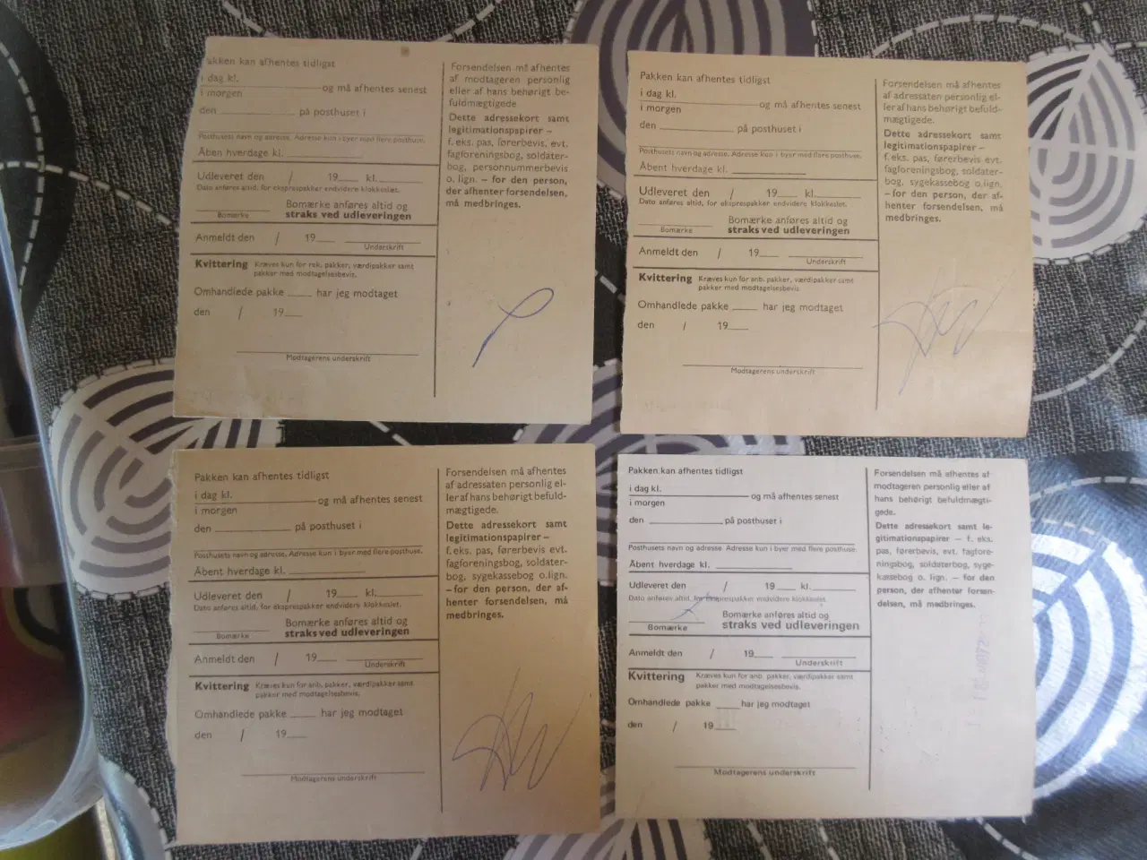 Billede 7 - adressekort fra 1972 15 styk