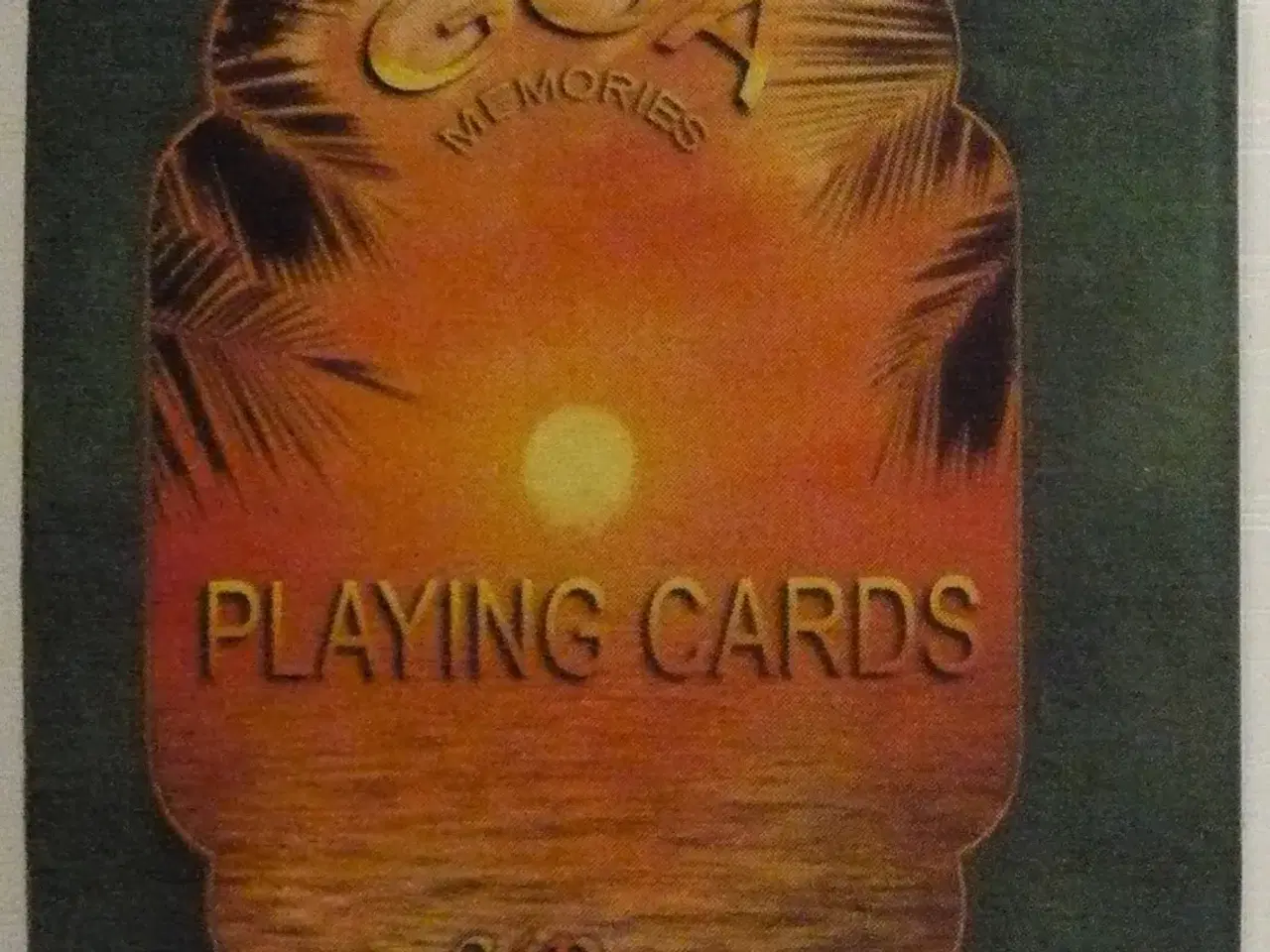 Billede 8 - Bridge/poker spillekort med rejseminder 