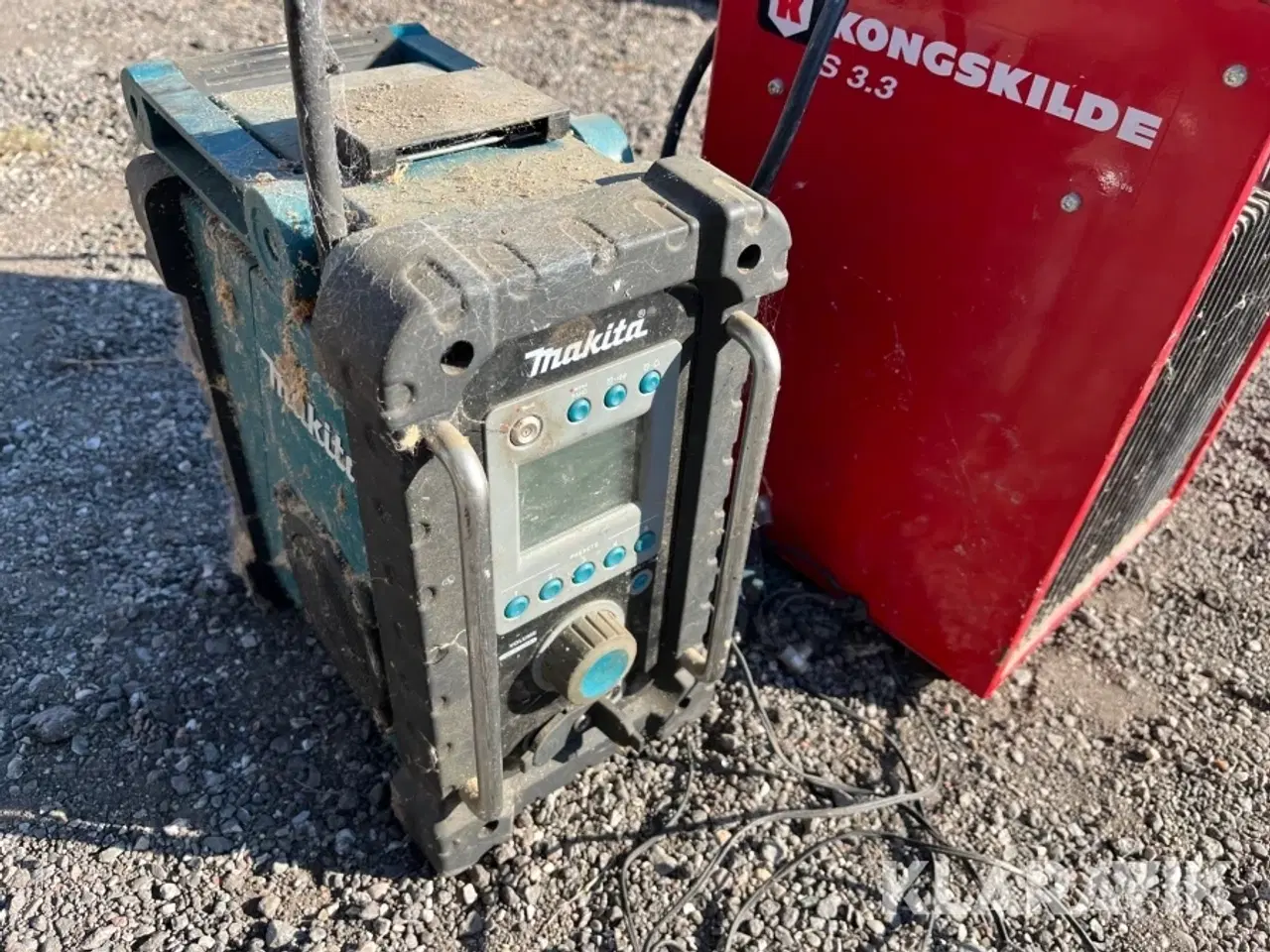 Billede 5 - Varmeblæser Kongskilde & Makita radio