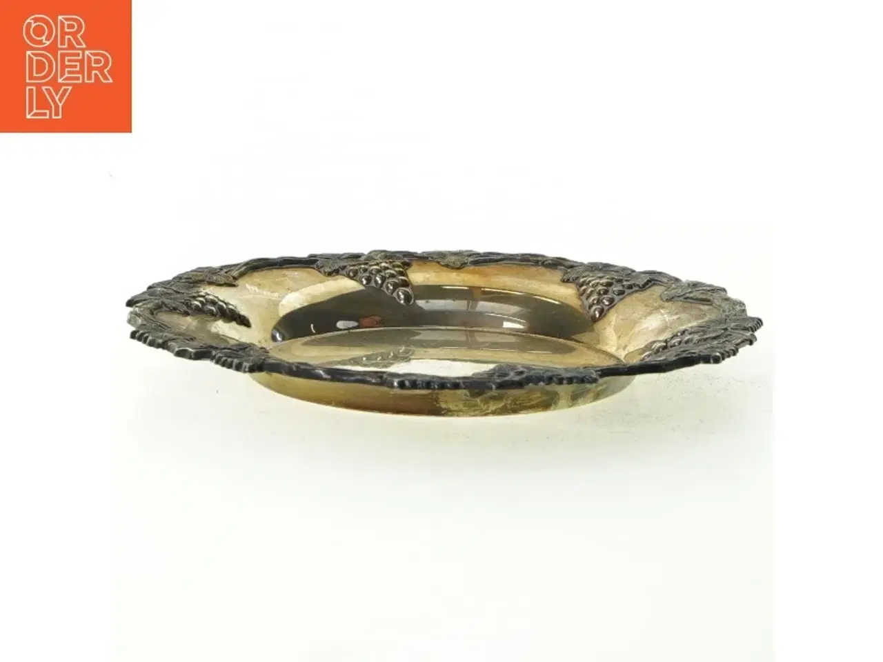 Billede 3 - Tallerken, sølvfarvet (str. 17 cm)