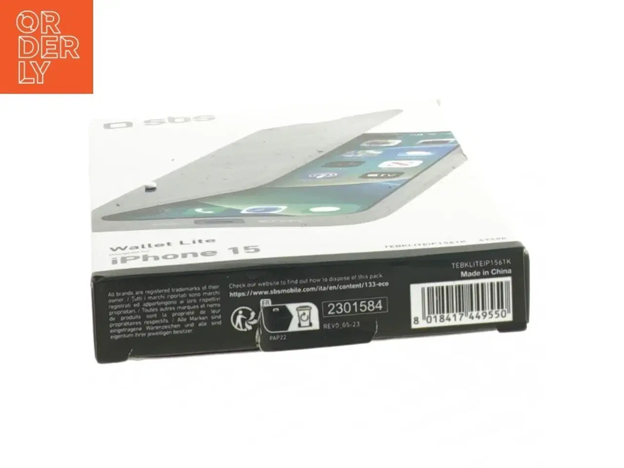 Billede 2 - SBS Wallet Lite iPhone 15 cover fra sbs (str. Iphone 15)