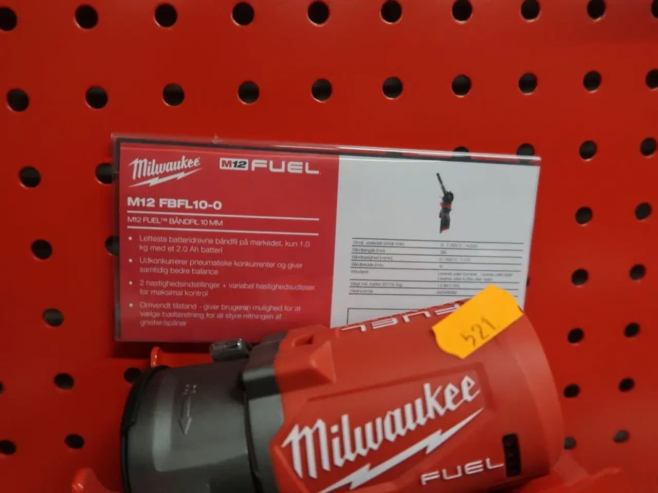Billede 2 - Akku båndfil MILWAUKEE M12 FBFL10-0