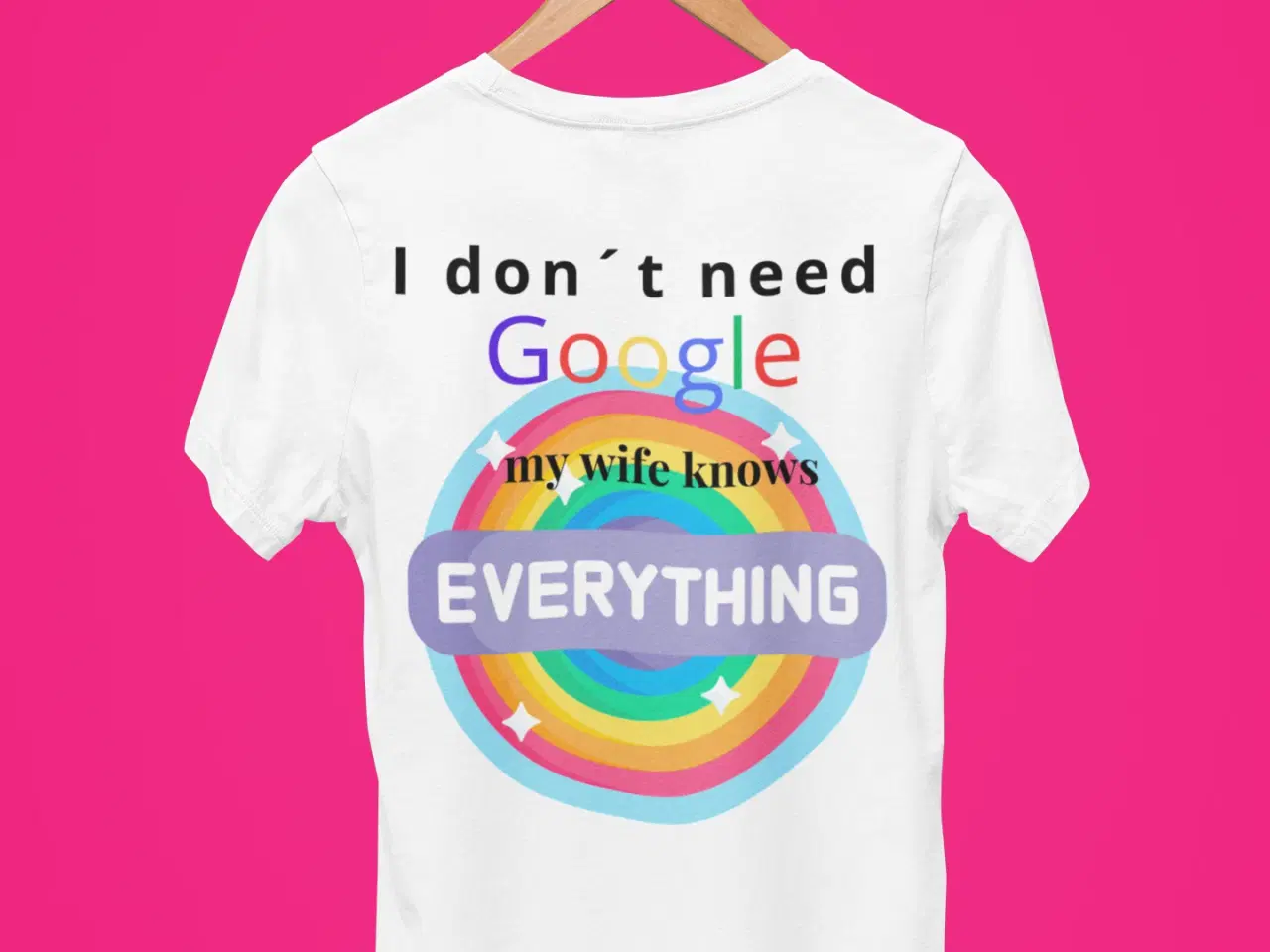 Billede 2 - sjov t-shirt i dont need google