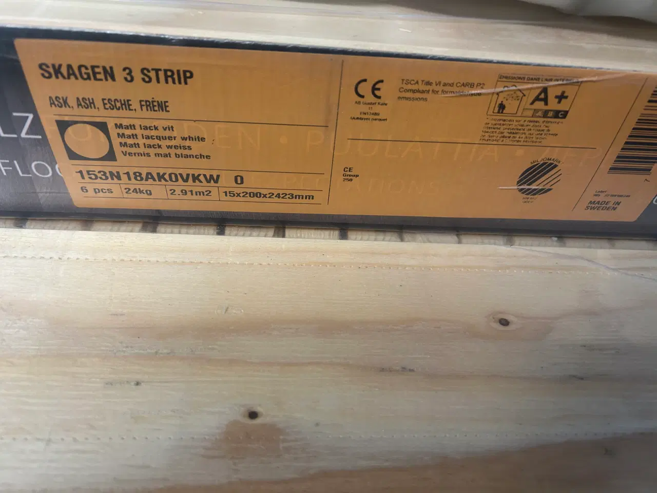 Billede 2 - Kährs. Lamel Ask Parket 40,74 m2