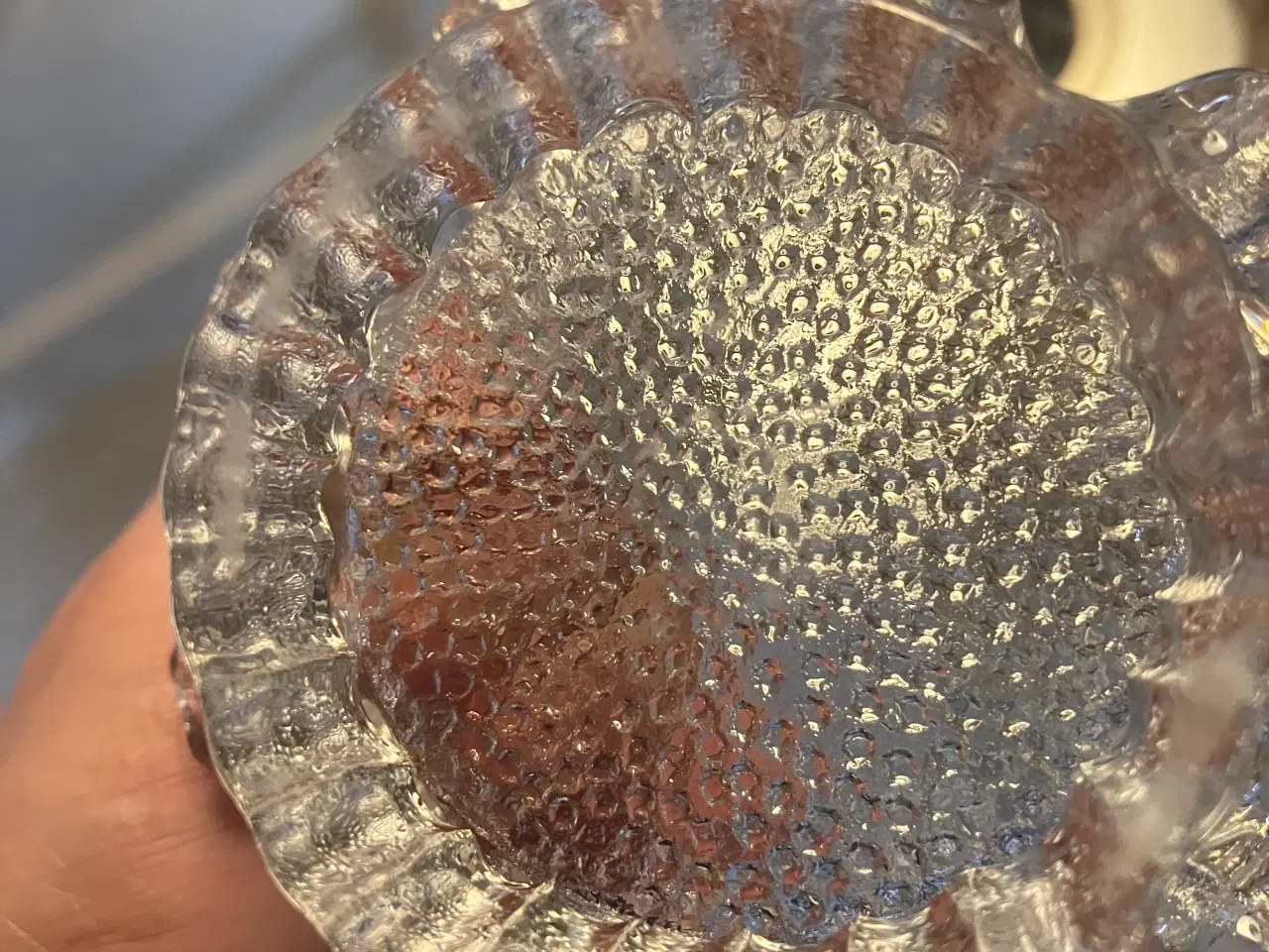 Billede 3 - Kosta Boda Sunflower lysestager i klart glas