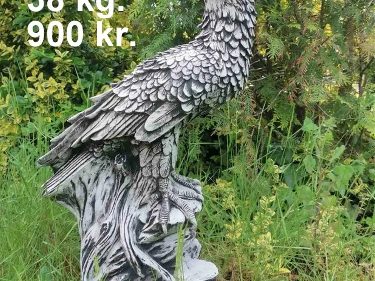 Billede 2 - HAVEFIGUR - ØRN -flere modeller - frostsikre