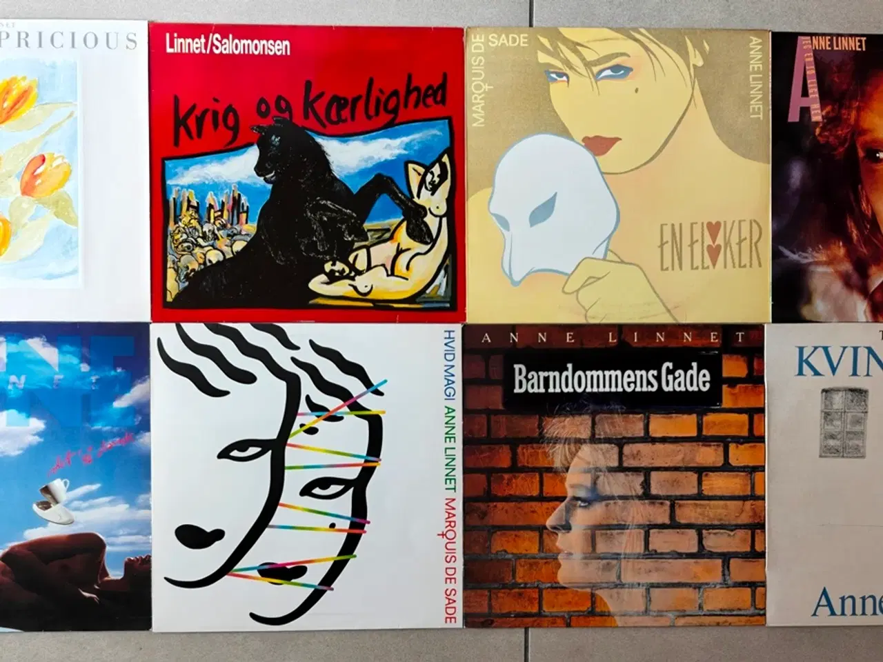 Billede 1 - 8x LP med Anne Linnet