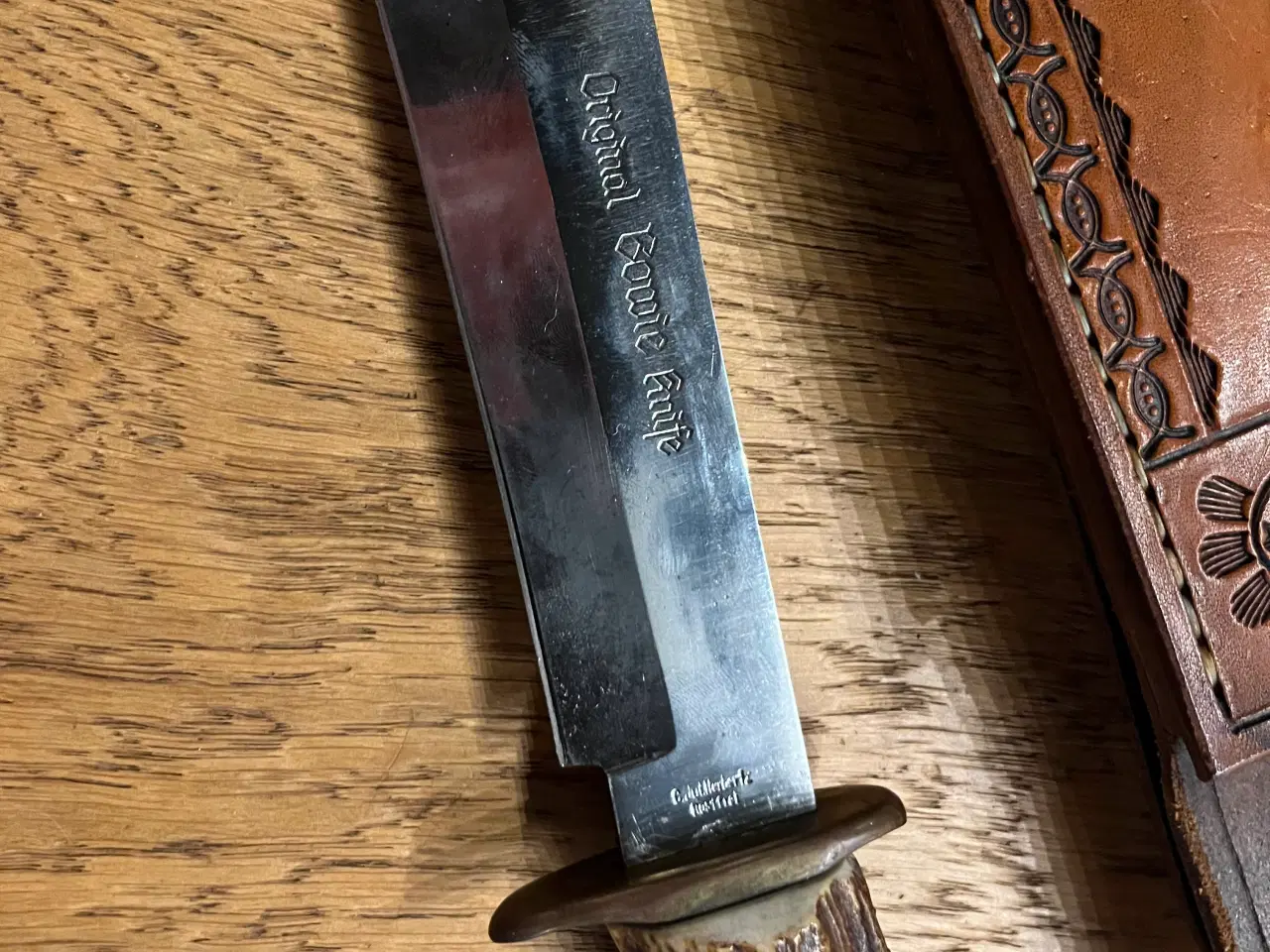 Billede 5 - Sjælden Jagt-Bowie Kniv m/ Custom Bælte/Skede Sæt