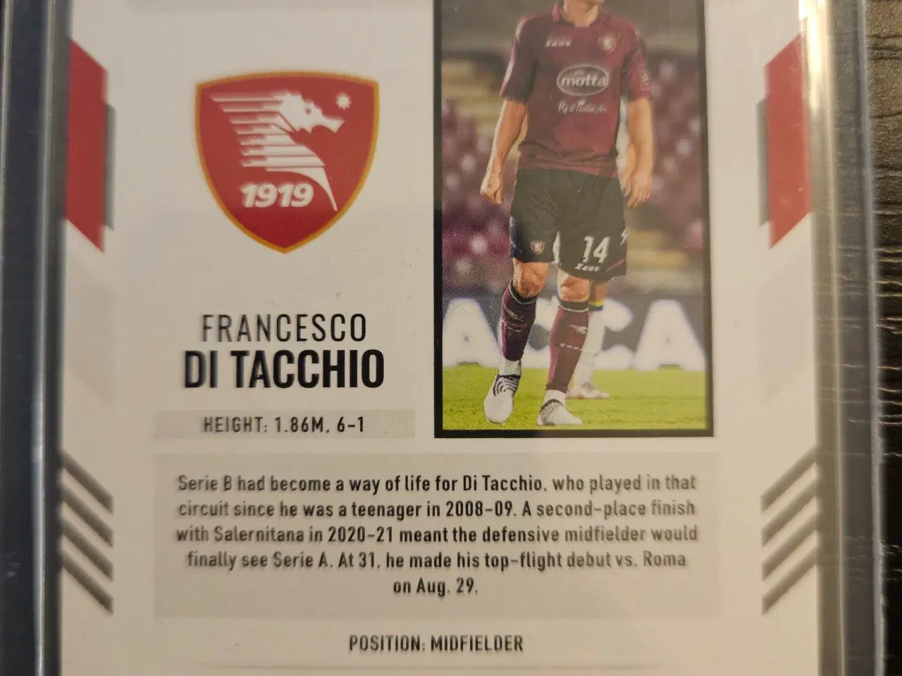 Billede 2 - Francesco Di Tacchio 37/99 Fodboldkort