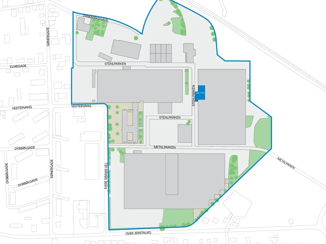 Billede 10 - Højloftet lager m. port ca. 1 km fra Vojens centrum