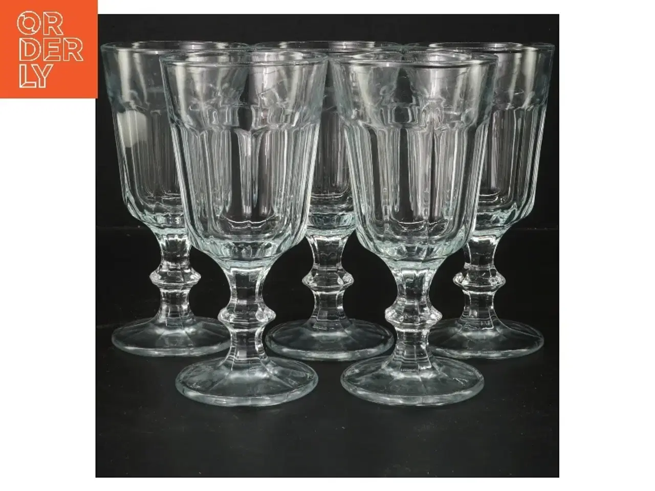 Billede 1 - Glas sæt, 5 stykker (str. 5 styk, 16 cm)