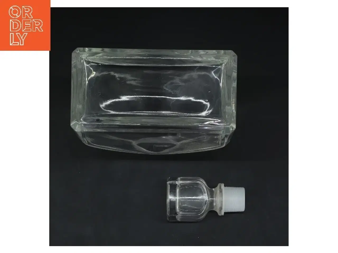 Billede 3 - Glas karaffel med prop (str. 26x13,5 cm)