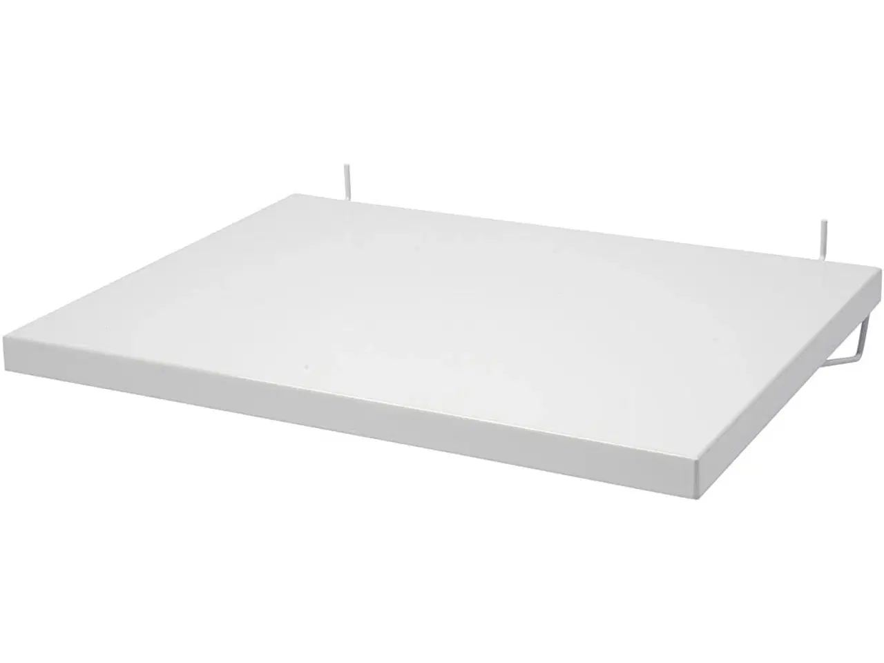 Billede 1 - Stilren hvid metalhylde 300x400 mm - 1 stk.