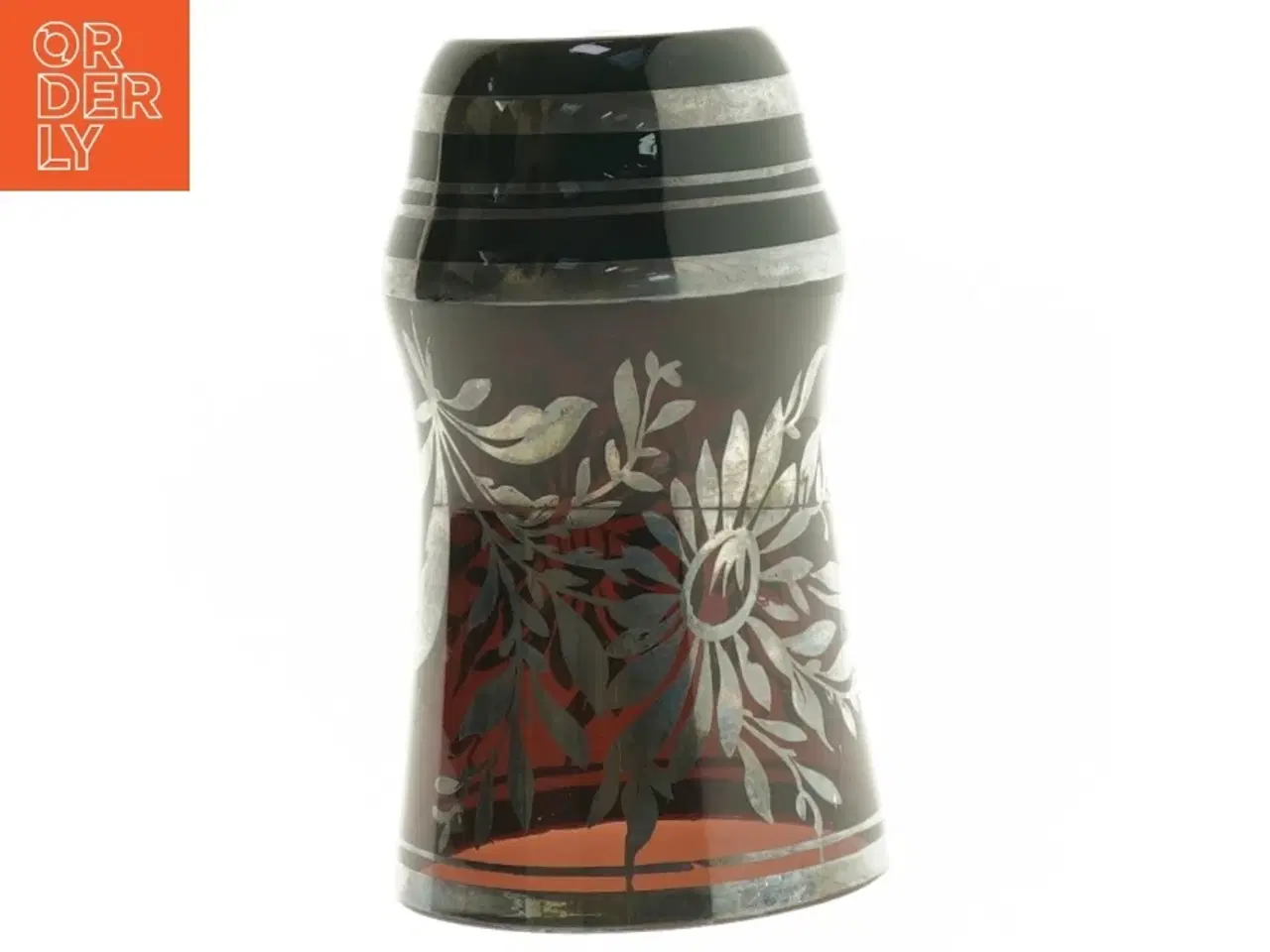 Billede 2 - Dekorativ gl. vase (str. 13,5 cm)