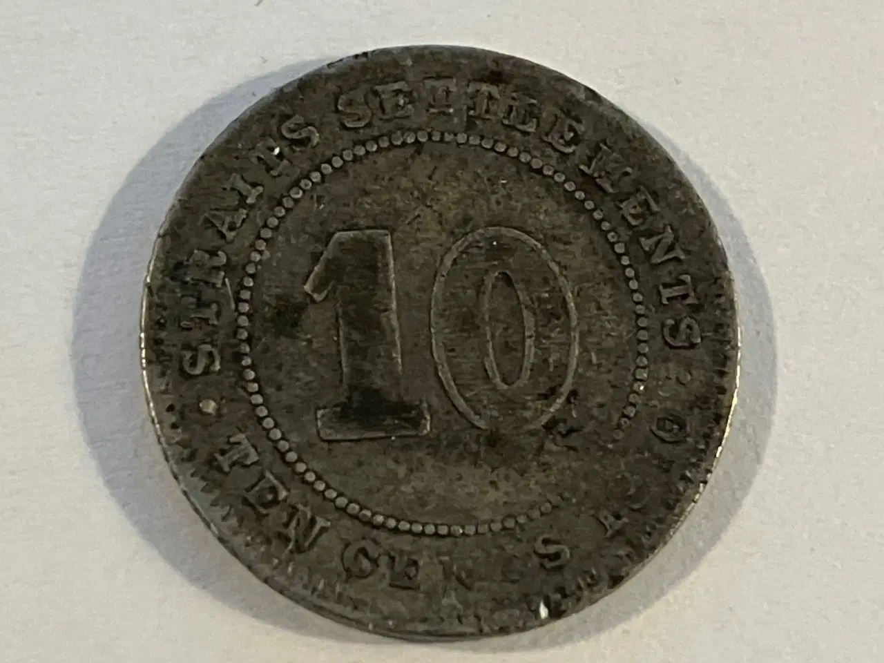 Billede 1 - 10 Cents 1910 Straits Settlements