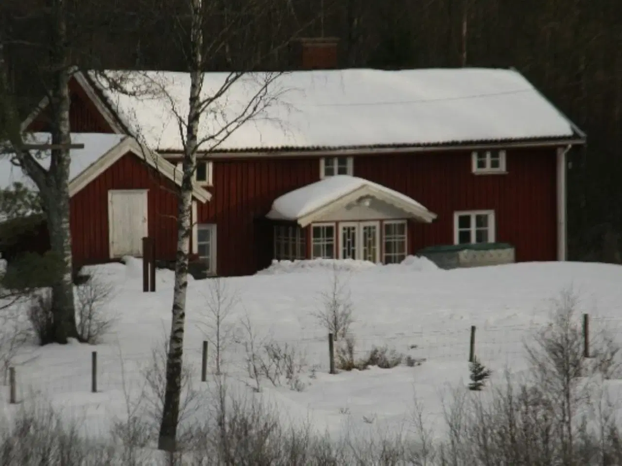 Billede 4 - Ødegårdsperle i Hallandskoven,  med 3 minutter til fiske sø og 5 minutters kørsel til badesø.