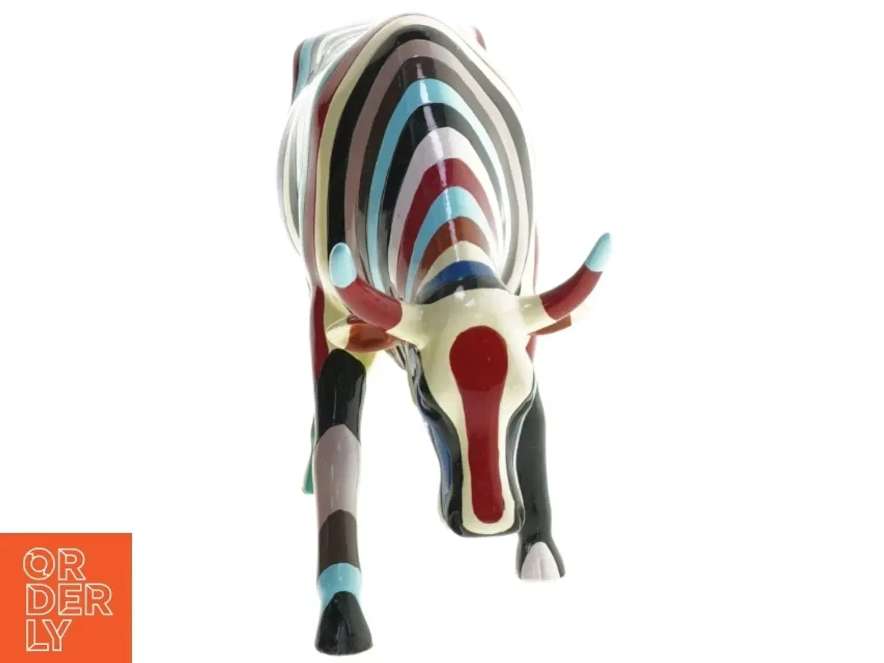 Billede 3 - Cowparade ko i large. Farverig. (str. 30 cm)