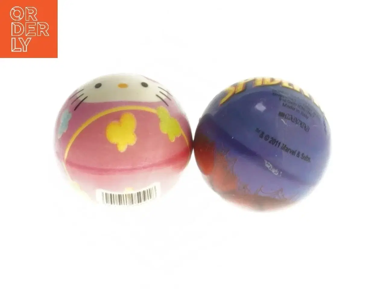 Billede 2 - Bouncing balls med Hello Kitty og Spider-Man design (str. Ø 6 cm)