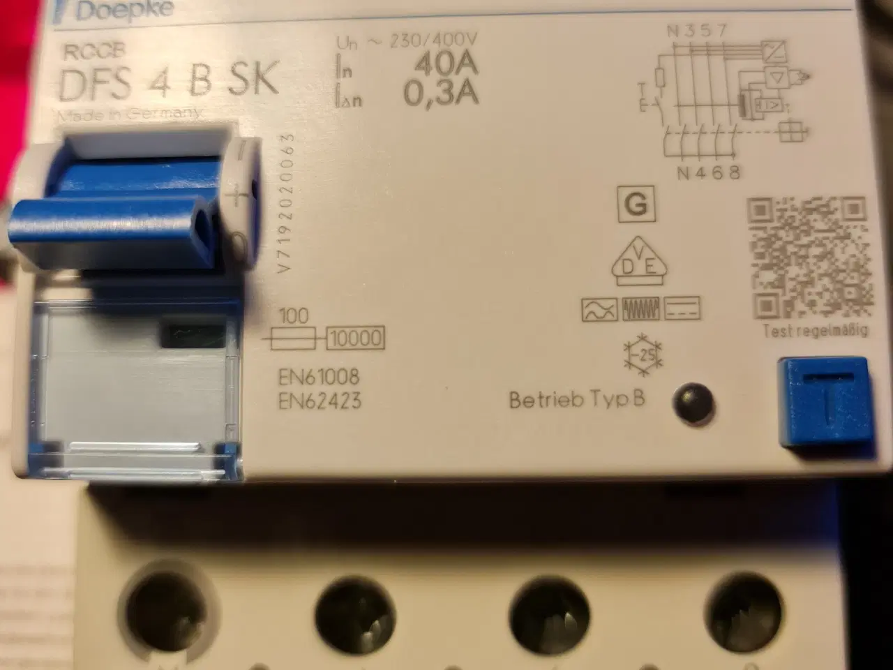 Billede 4 - DOEPKE DFS 4 B SK Fejlstrømsafbryder.