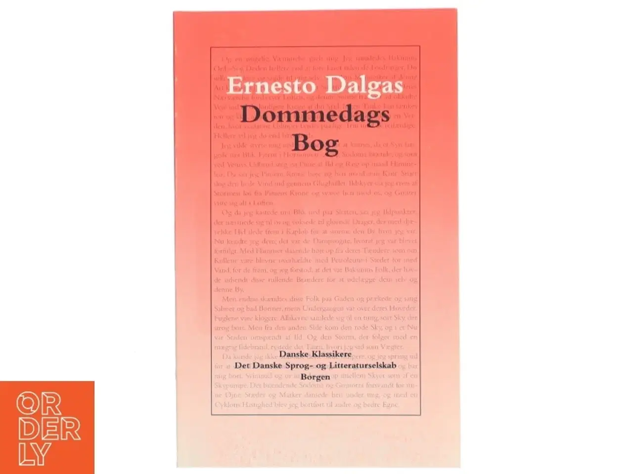 Billede 1 - Dommedags Bog af Ernesto Dalgas (Bog) fra Borgen