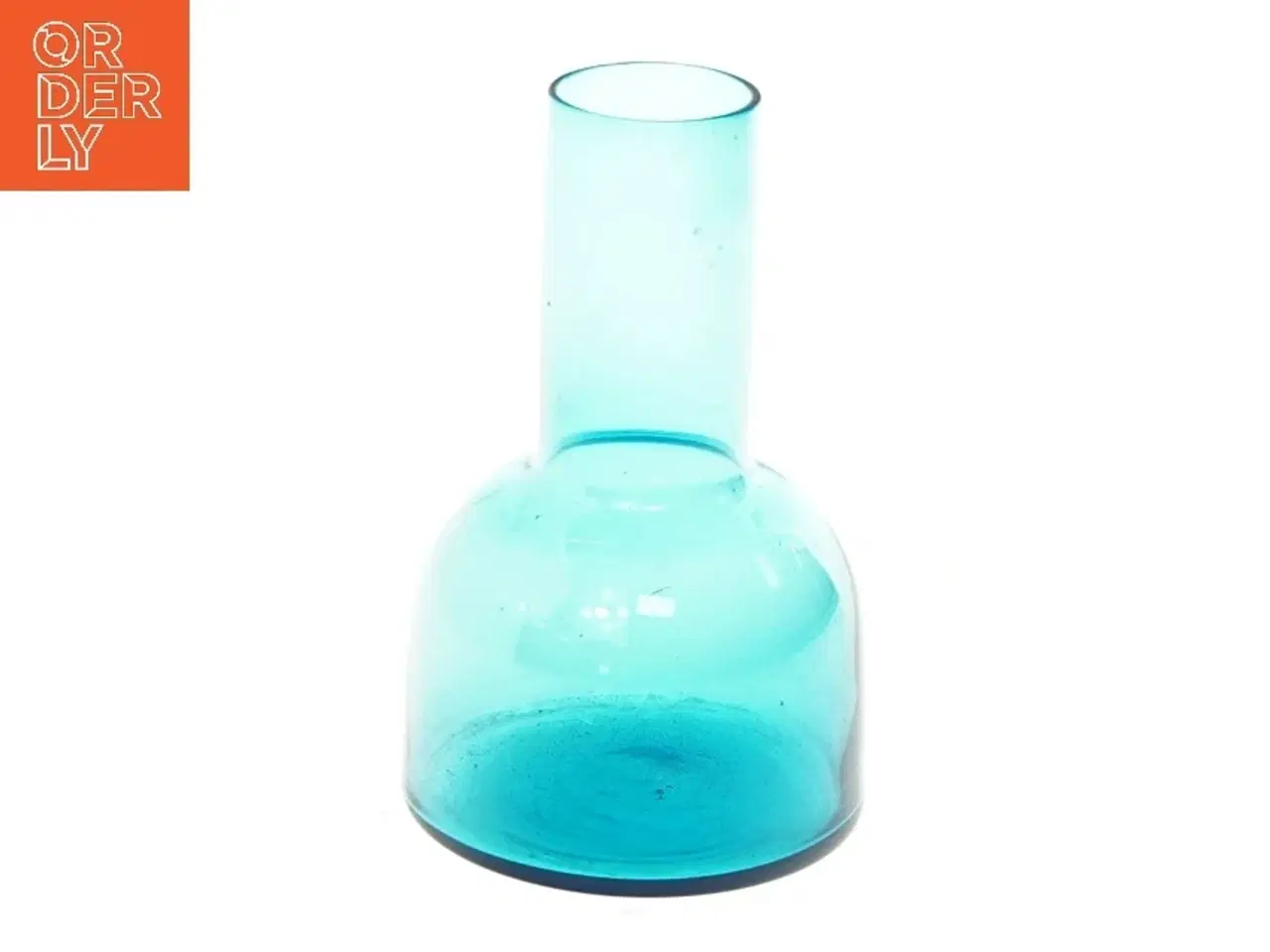 Billede 1 - Lille turkis vase (str. 12 cm)